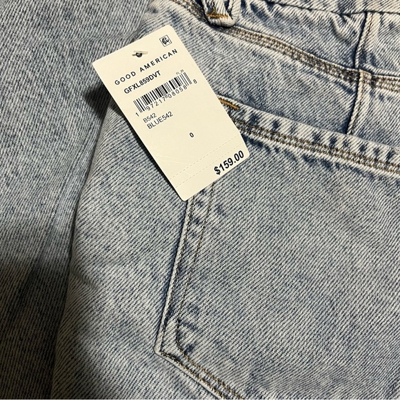 Good American NWT Good ‘90s Relaxed Women’s Jeans Sz 0 - Picture 5 of 9